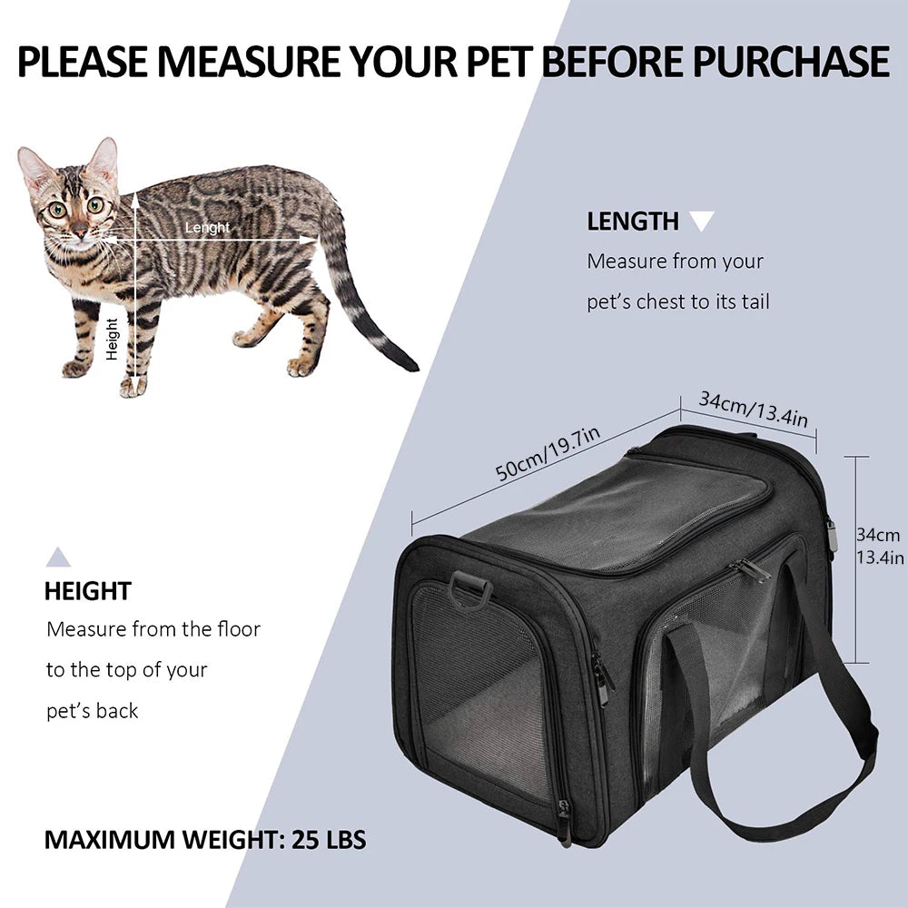 Expandable Pet Travel Carrier