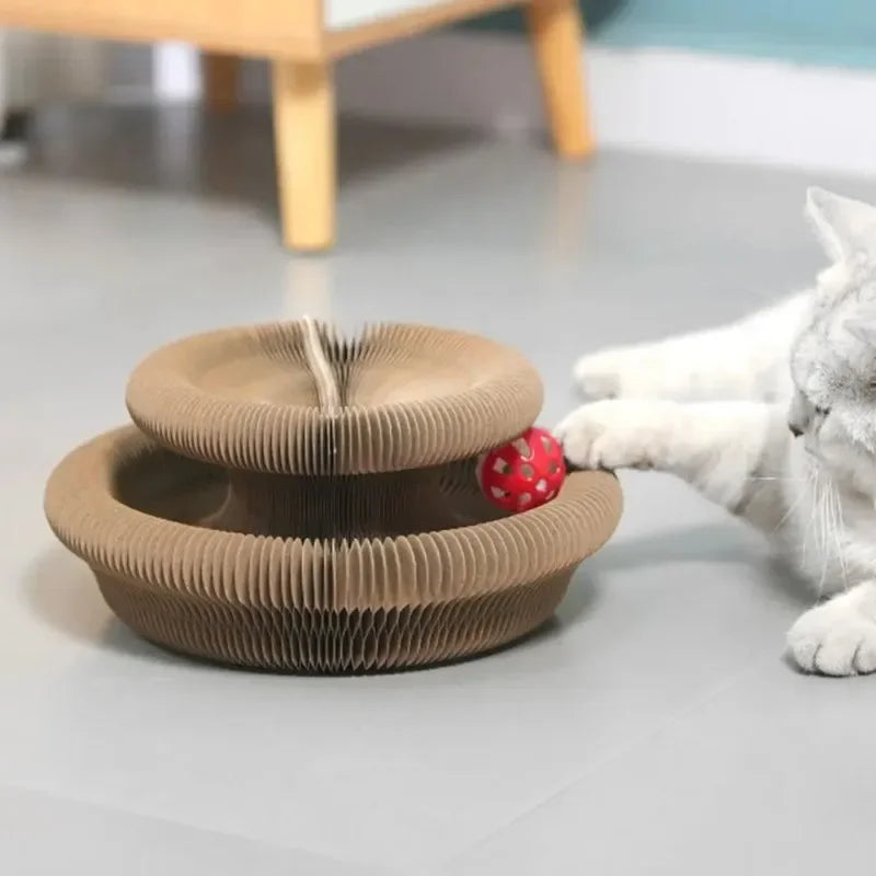 Cat Scratching Board Ball Toy